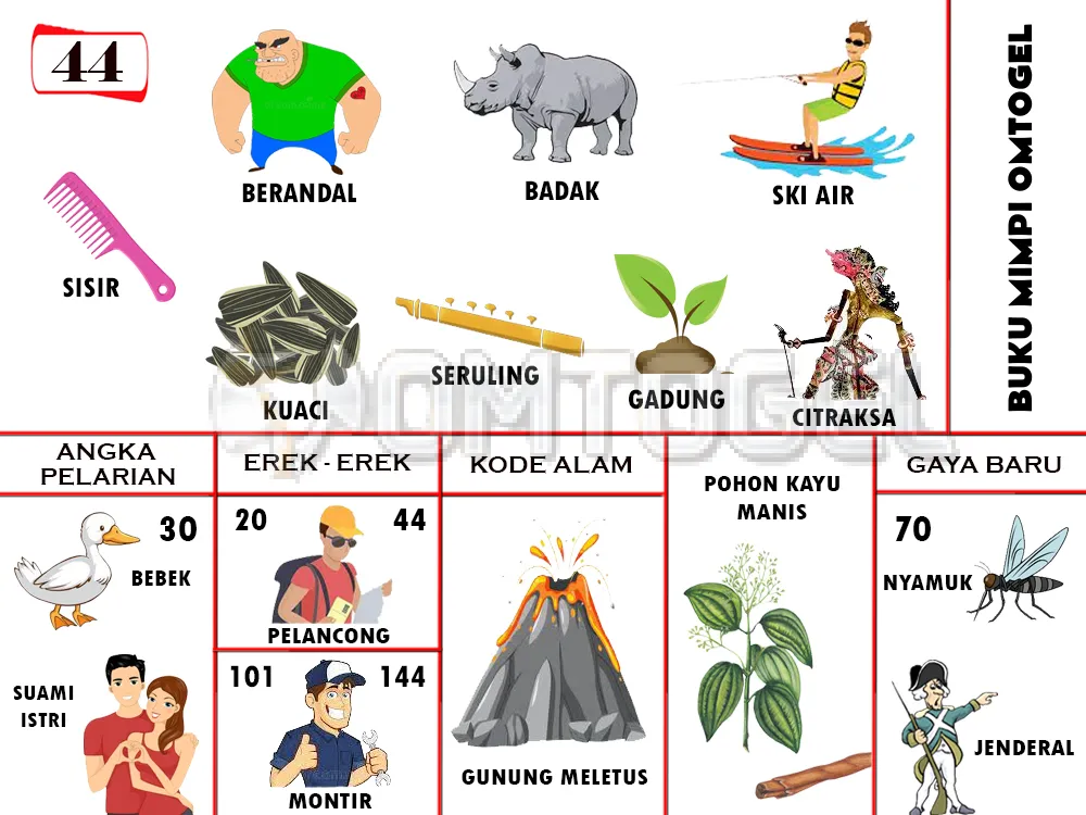 buku mimpi erek erek togel 44